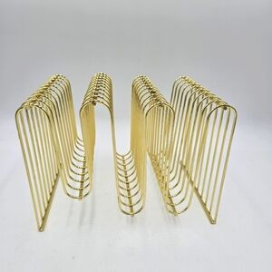 SALE Elegant Gold 3-Section Paper Rack